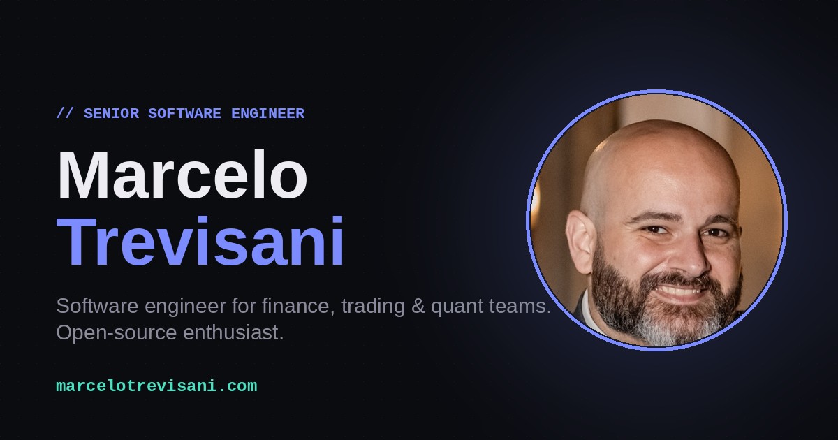 Marcelo Trevisani — Software Engineer